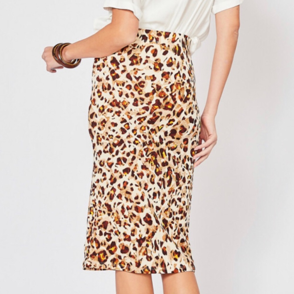 Leopard pencil skirt - Picture 3 of 8